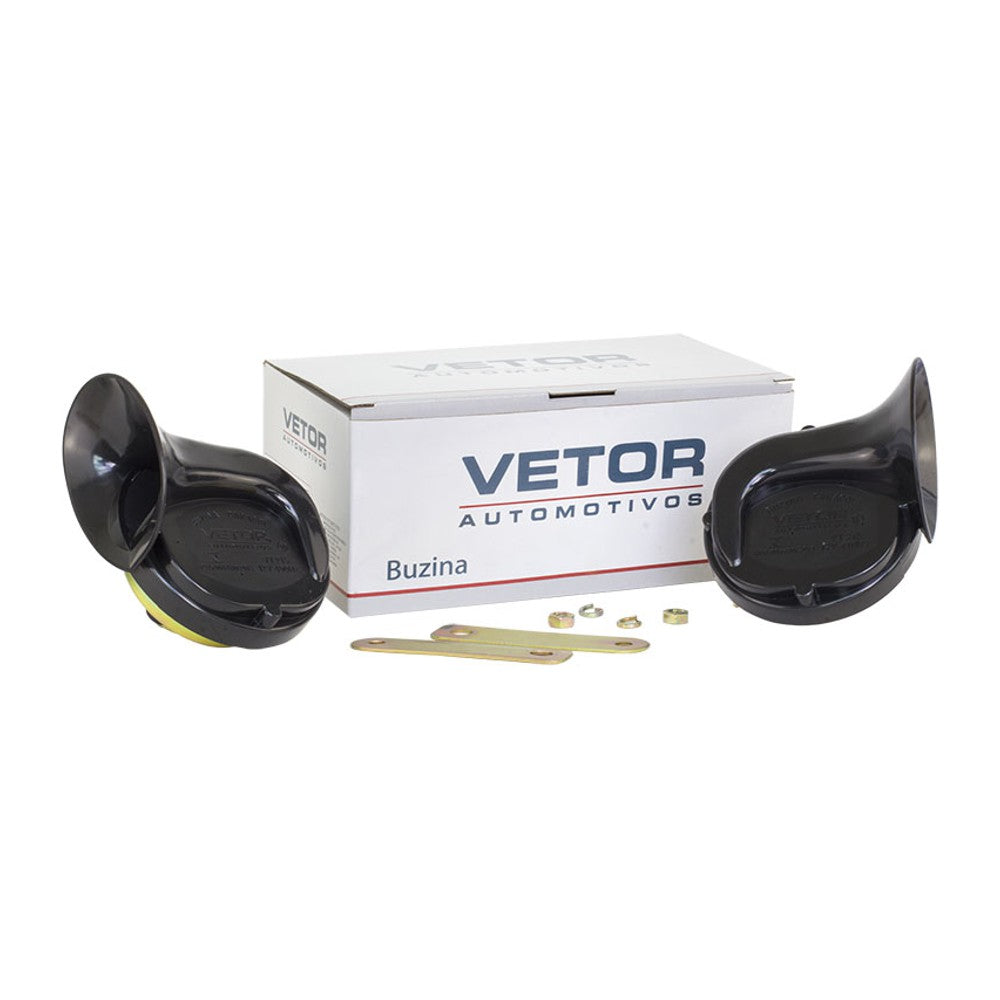 Buzina Caracol 12V - Vetor - Vt215 - (1)