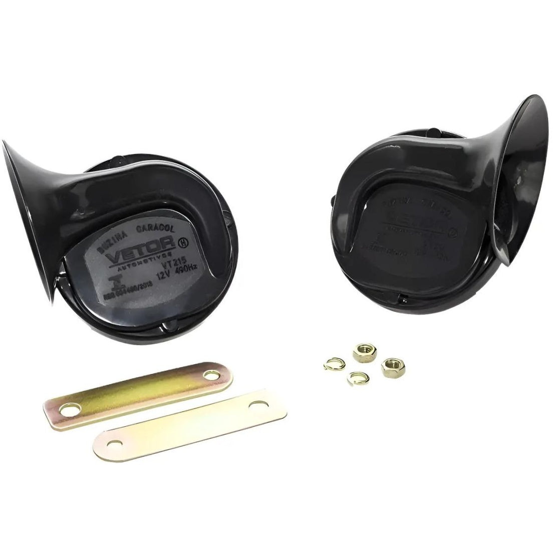 Buzina Caracol 12V - Vetor - Vt215 - (3)