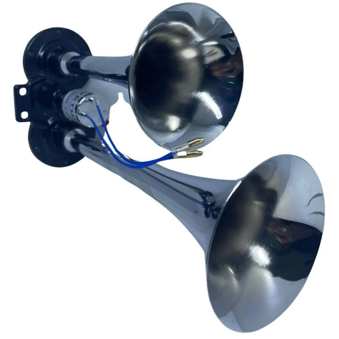 Buzina 2 Cornetas Cromada 24V - Vetor - Vt044 - (7)