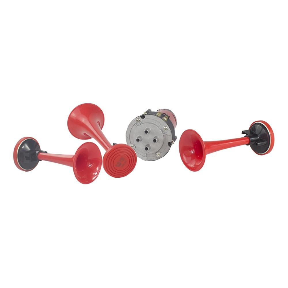 Buzina 3 Cornetas 12V - Vetor - Vt064 - (10)