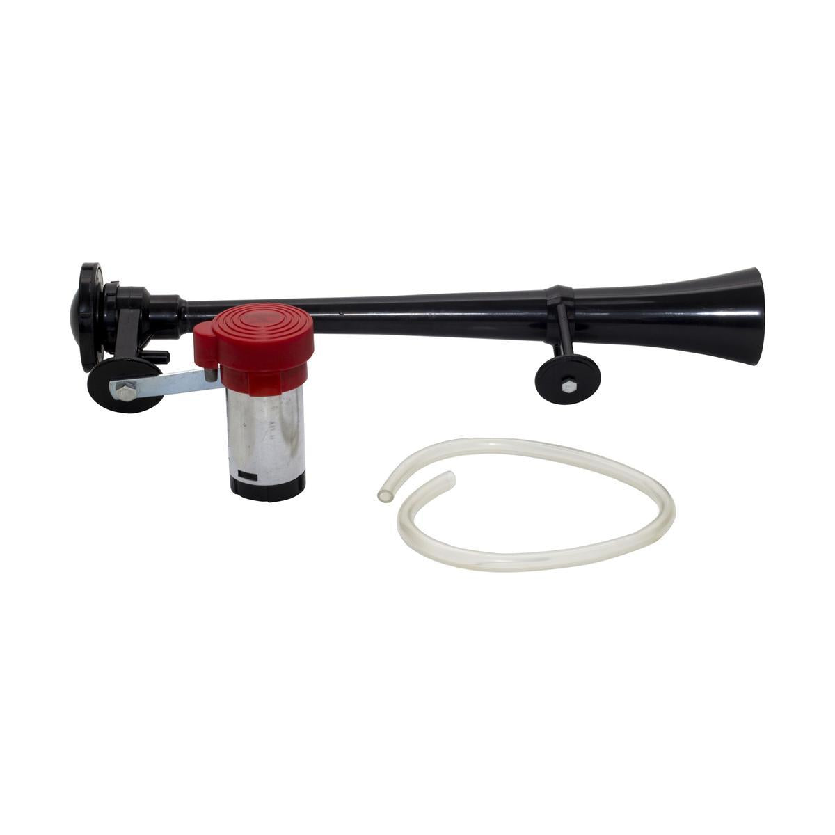 Buzina Grande para Carro Preta 12V - Vetor - Vt301P - (2)