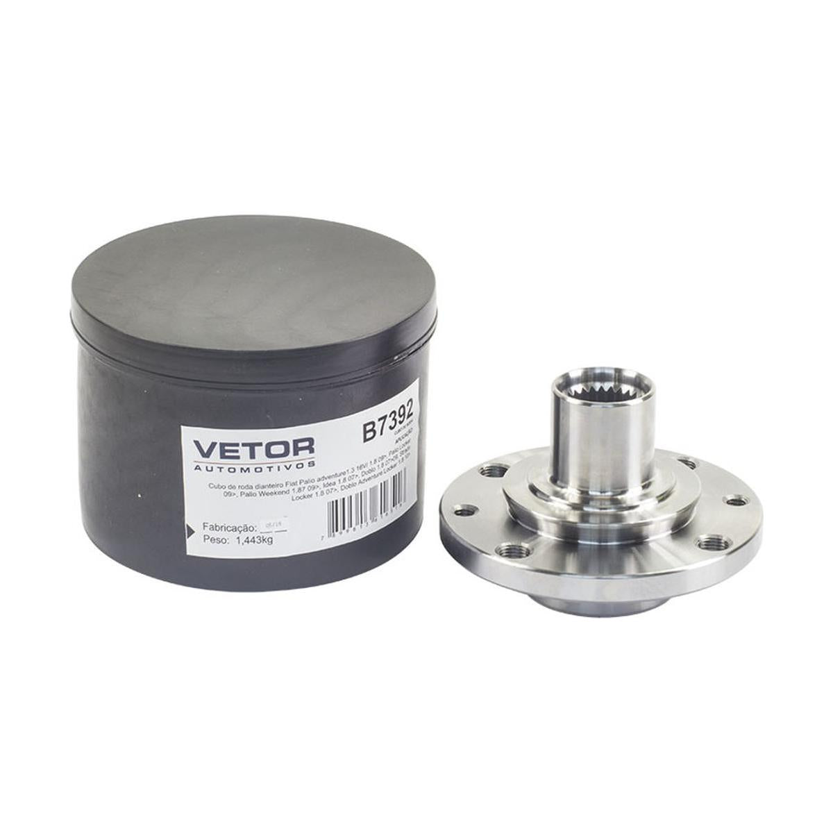 Cubo de Roda Dianteiro - Vetor - B7392 - (1)