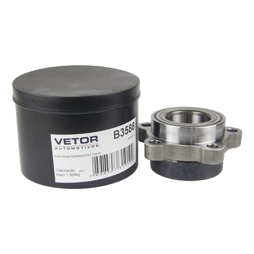Cubo de Roda Dianteiro para Ford Transit - Vetor - B3588 - (1)