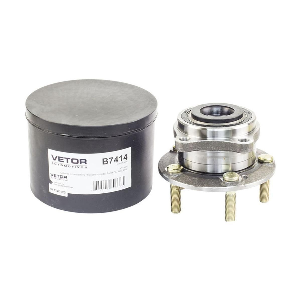 Cubo de Roda Dianteiro ou Traseiro - Vetor - B7414 - (2)