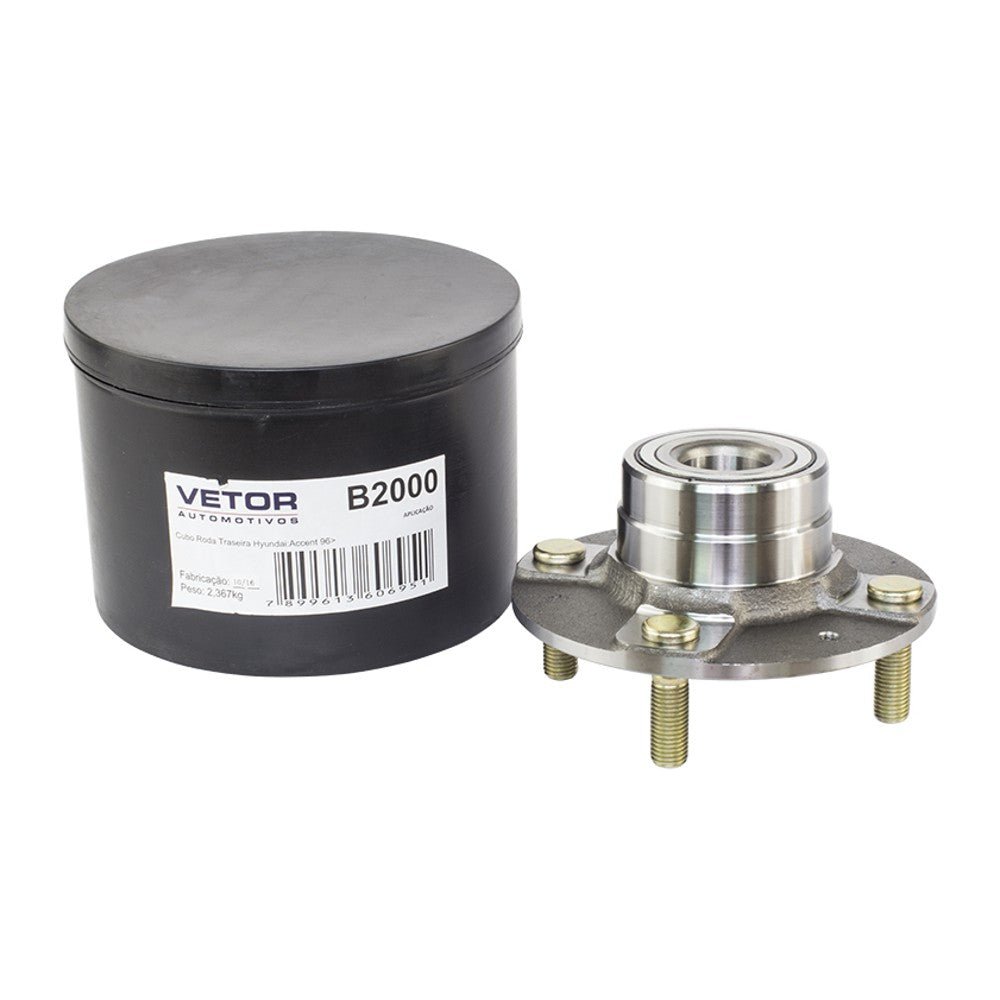 Cubo de Roda Traseiro - Vetor - B2000 - (1)