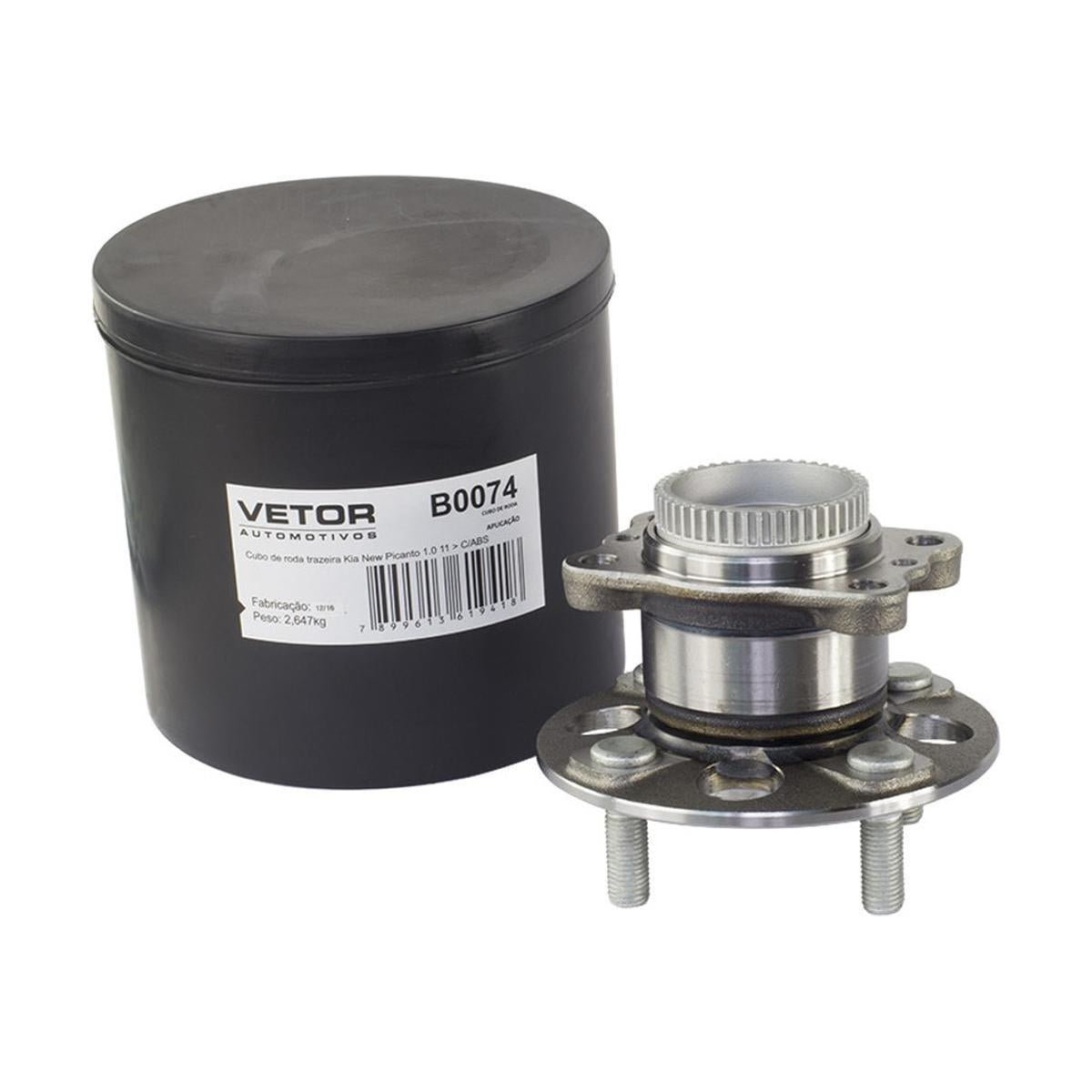 Cubo de Roda Traseiro - Vetor - B0074 - (1)