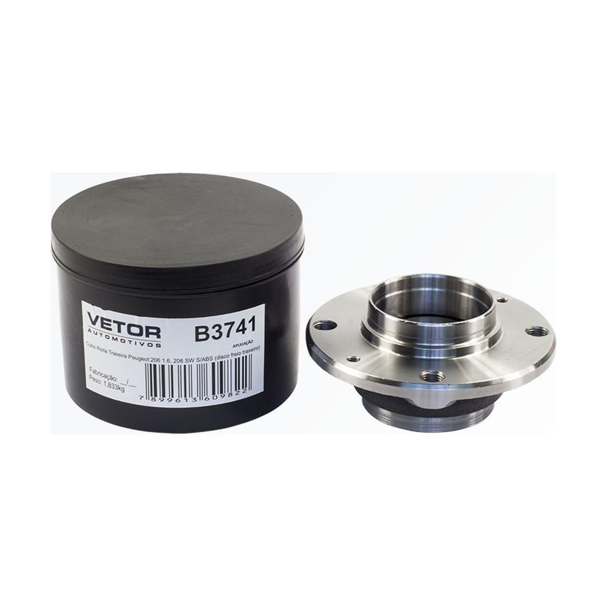 Cubo de Roda Traseiro - Vetor - B3741 - (1)