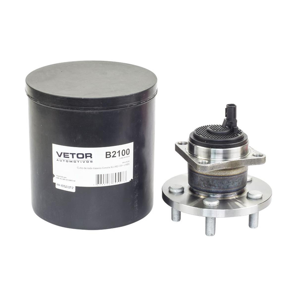 Cubo de Roda Traseiro - Vetor - B2100 - (1)