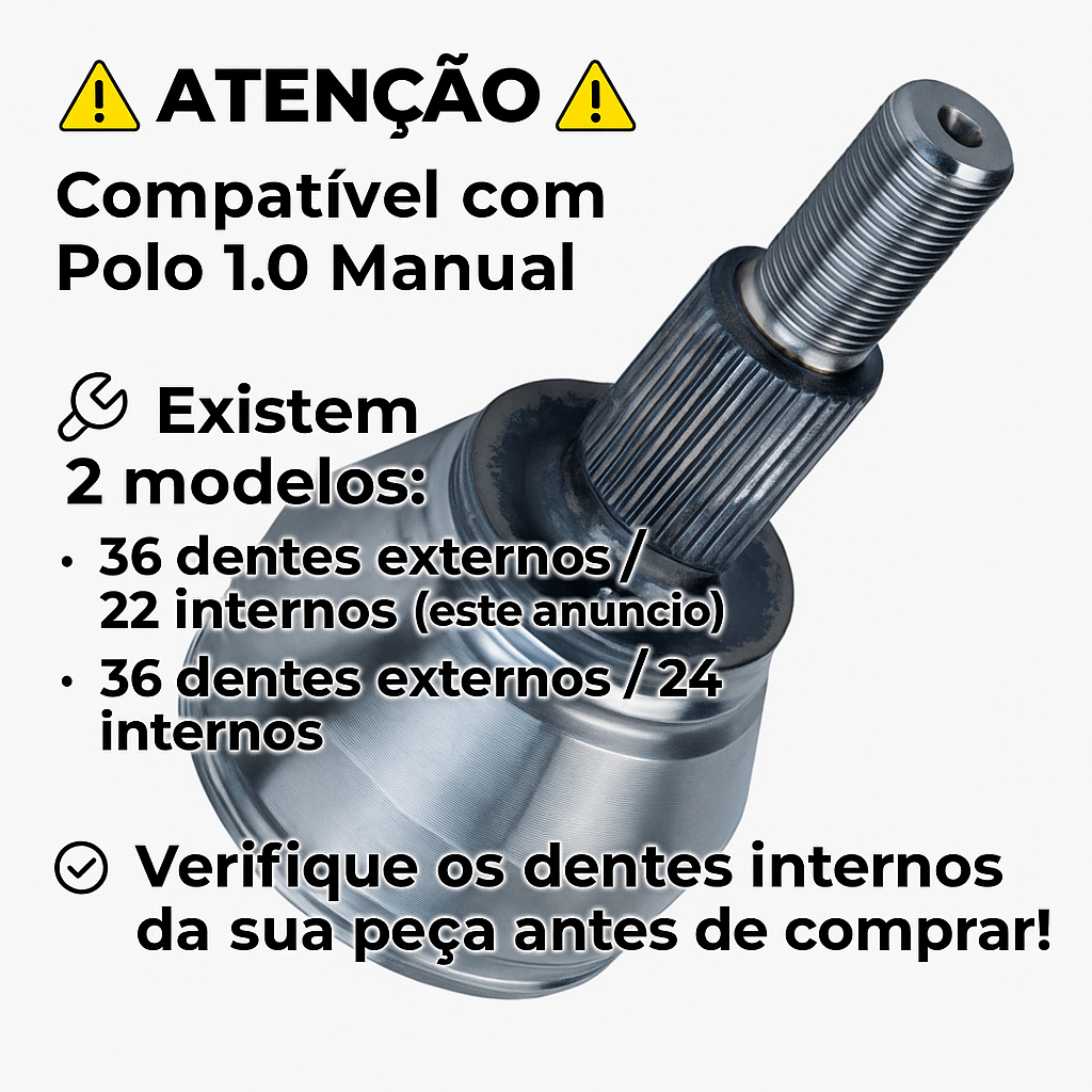 Junta Homocinética Lado Direito ou Esquerdo - Vetor - Vt5892 - (2)