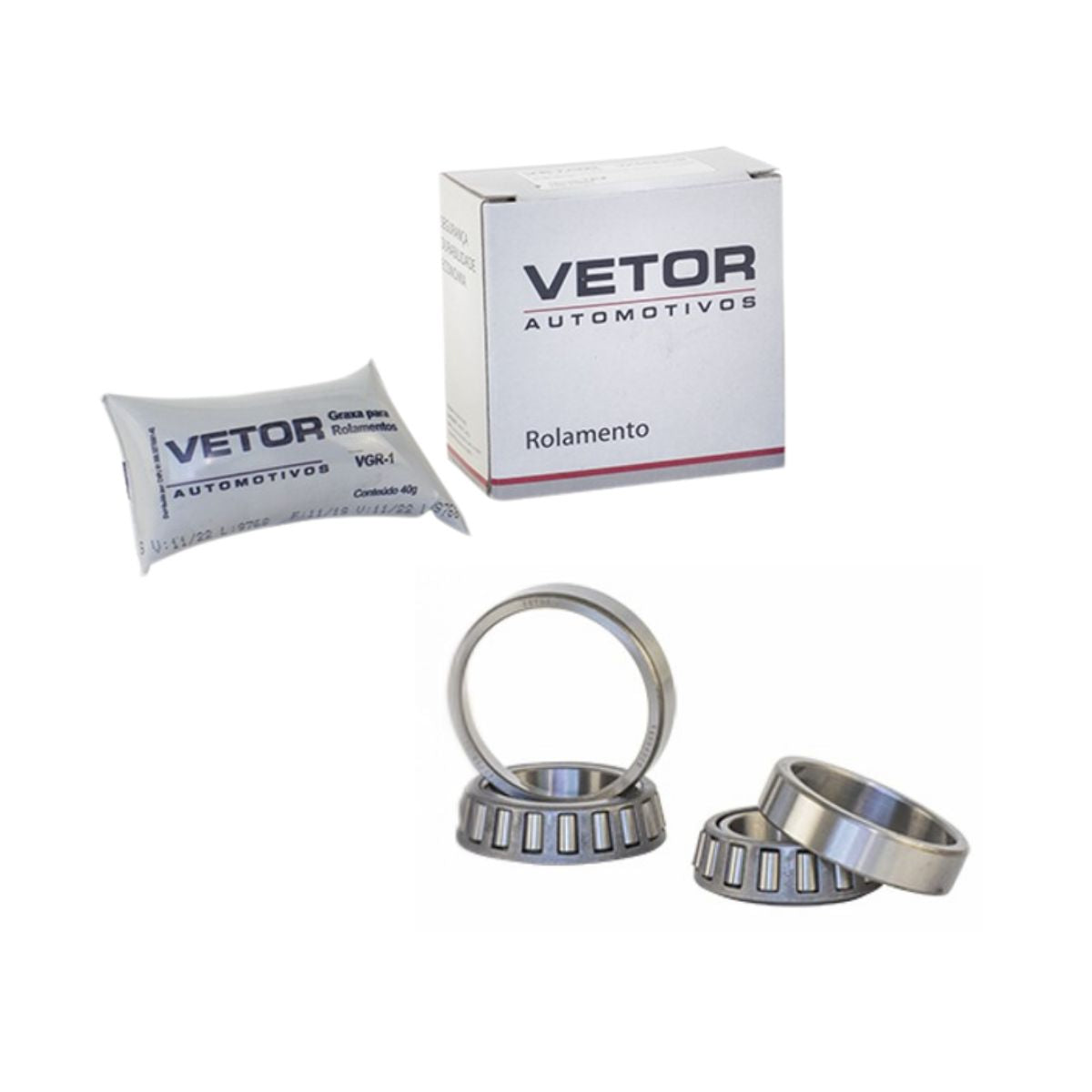 Kit Rolamento da Caixa de Direção - Vetor - Vk0043Cr - (2)