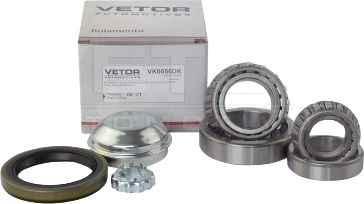 Kit Rolamento Roda Dianteira Direita ou Esquerda - Vetor - Vk0056Dk - (1)