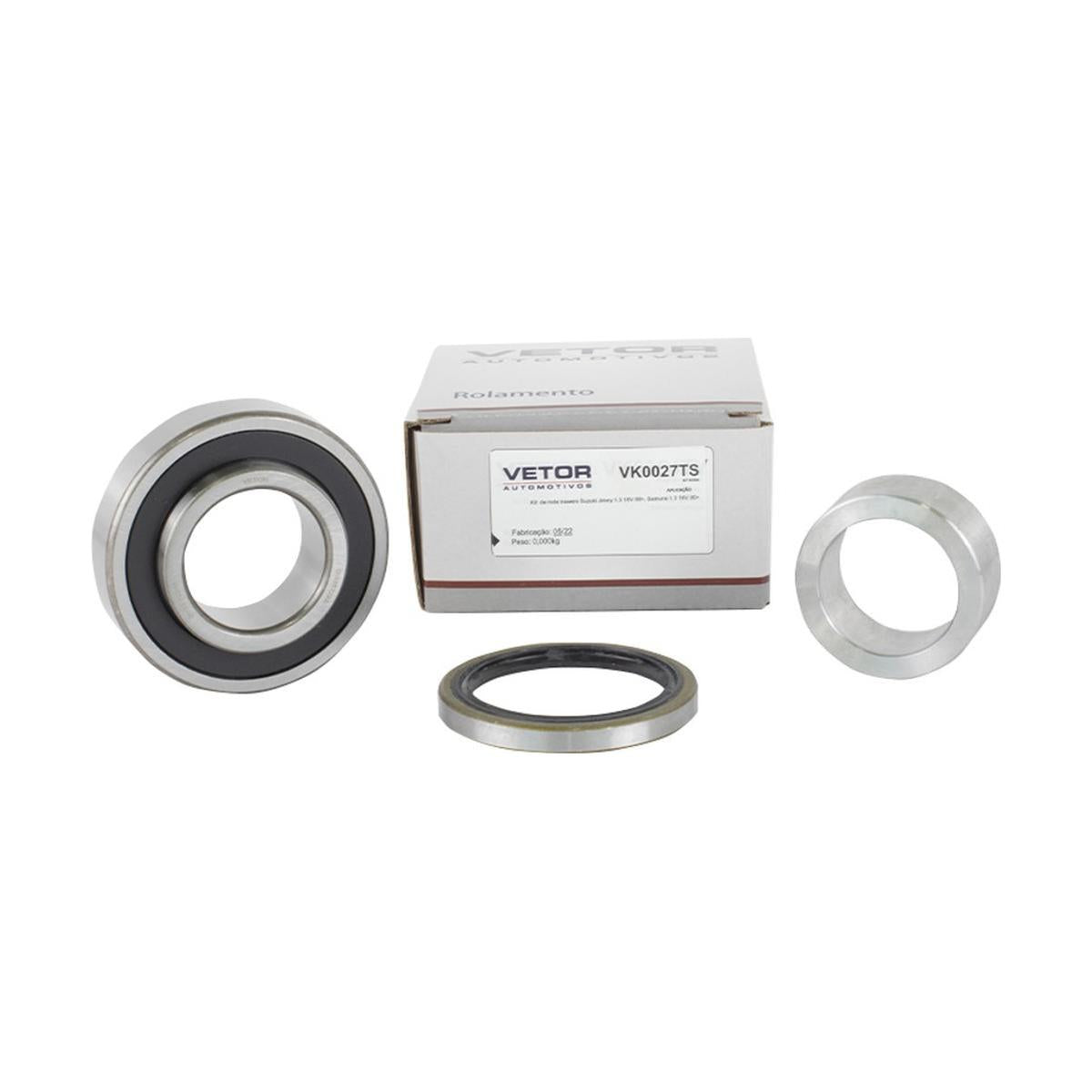 Kit Rolamento Direito ou Esquerdo Roda Traseira - Vetor - Vk0027Ts - (1)