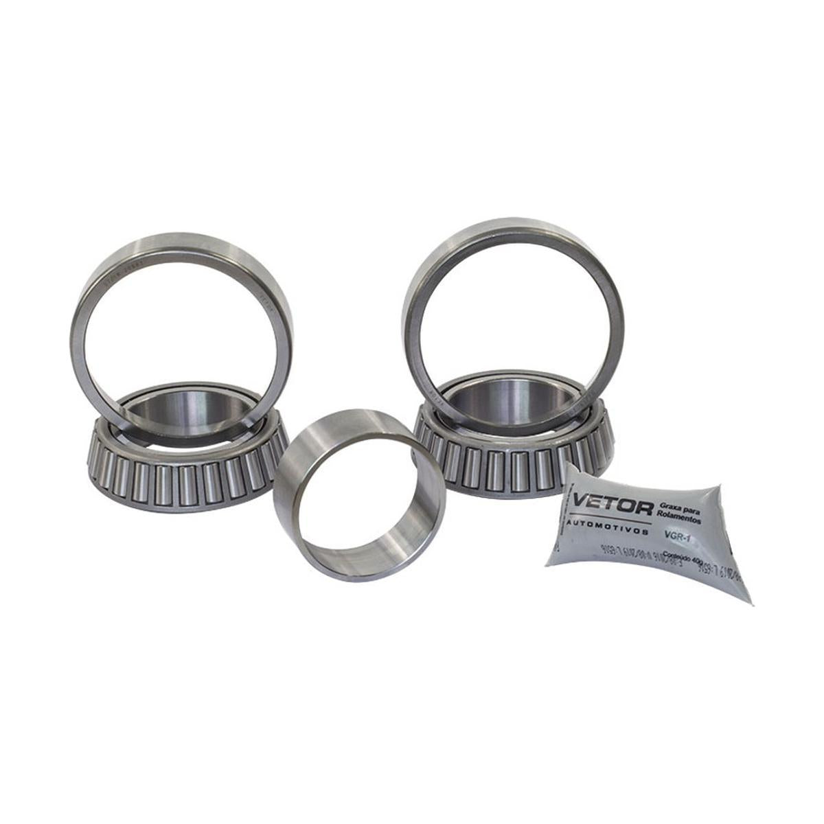 Kit Rolamento Roda Traseira Direita ou Esquerda - Vetor - Vk0025Tf - (3)