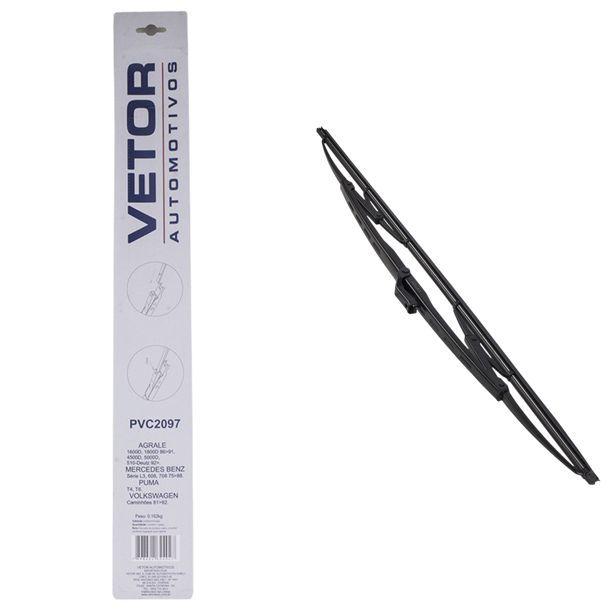 Palheta Dianteira 20" - Vetor - Pvc2097 - (1)