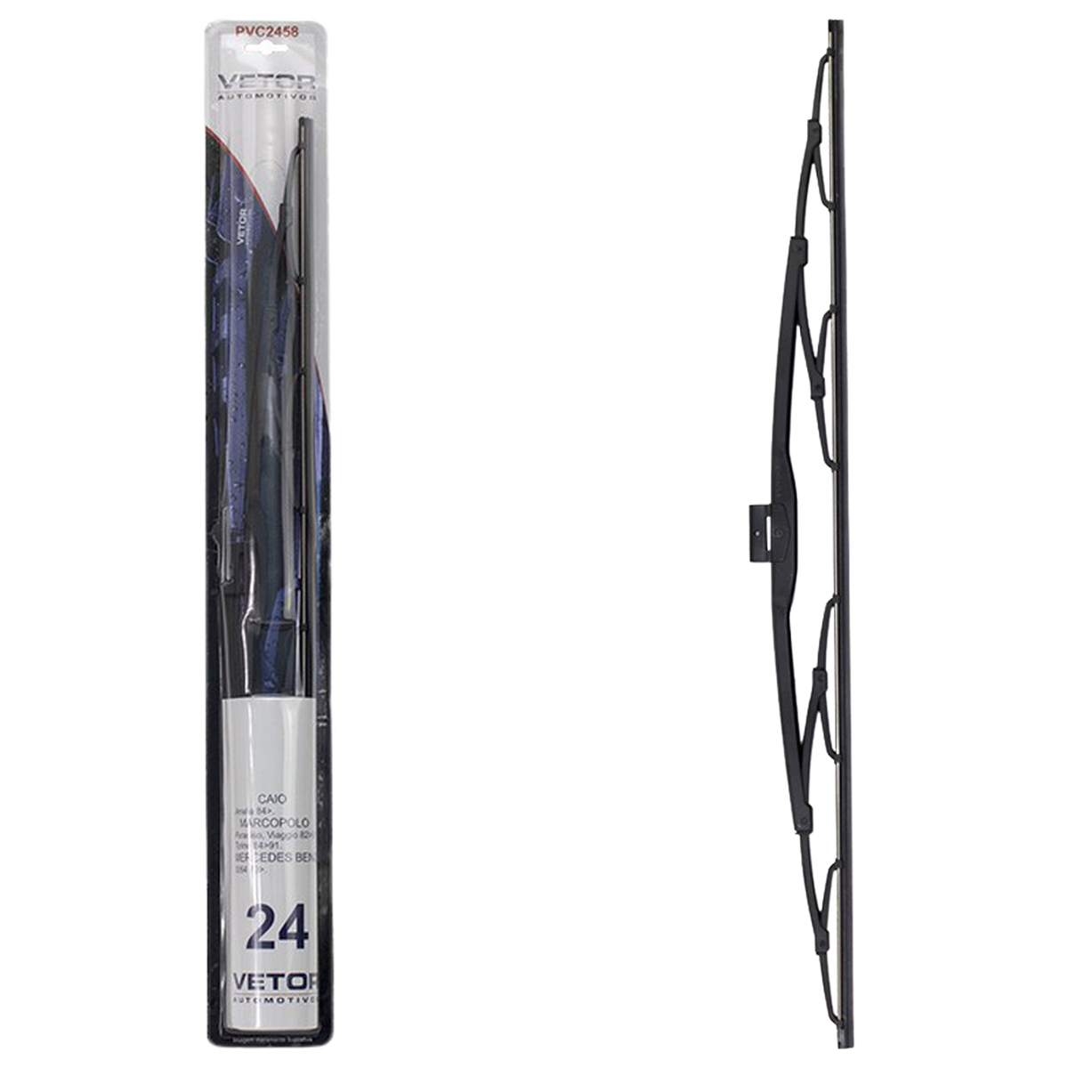 Palheta Dianteira 24" para Mercedes-Benz O-364 - Vetor - Pvc2458 - (1)