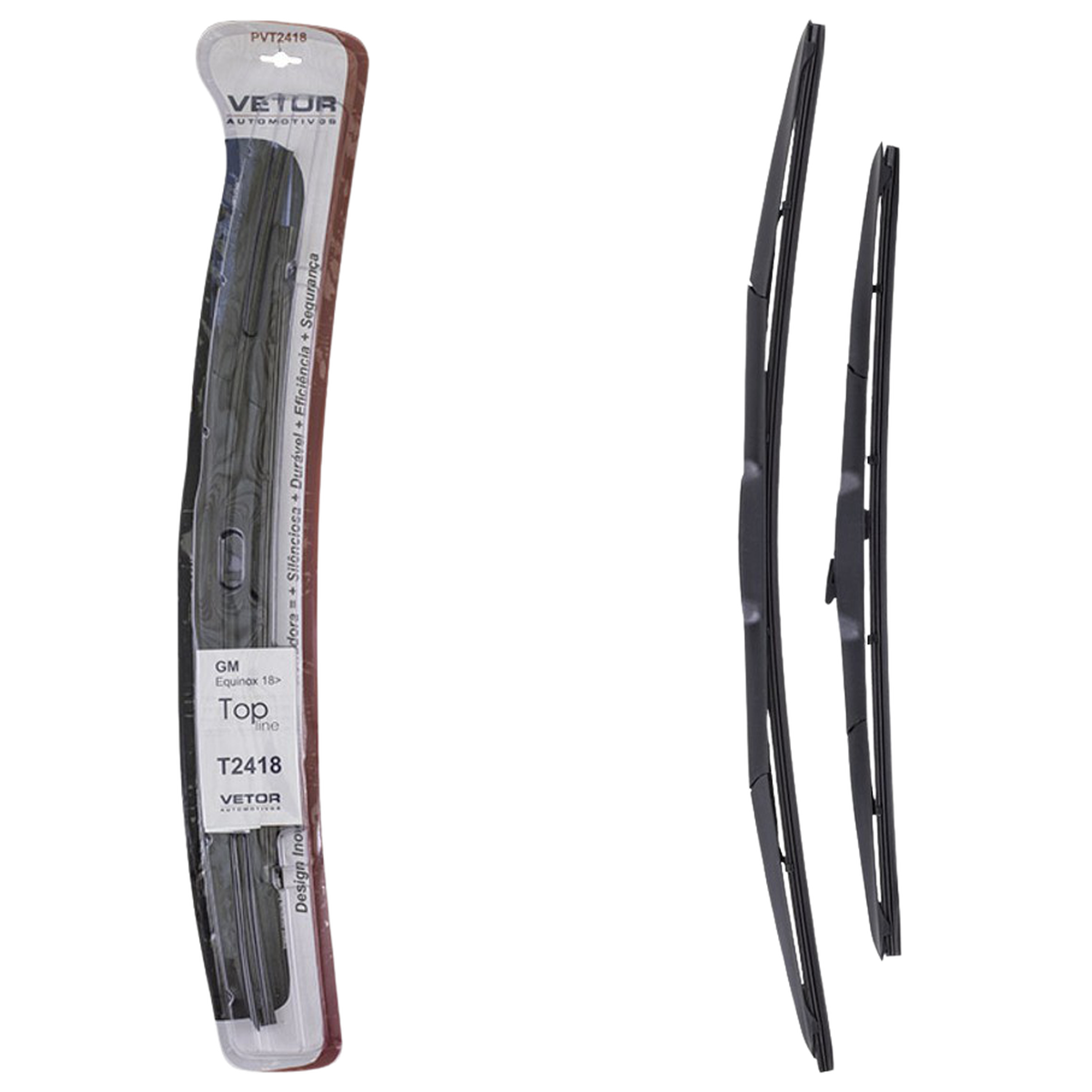 Par Palheta Dianteira Específica Híbrida 24" e 18" - Vetor - Pvt2418 - (1)