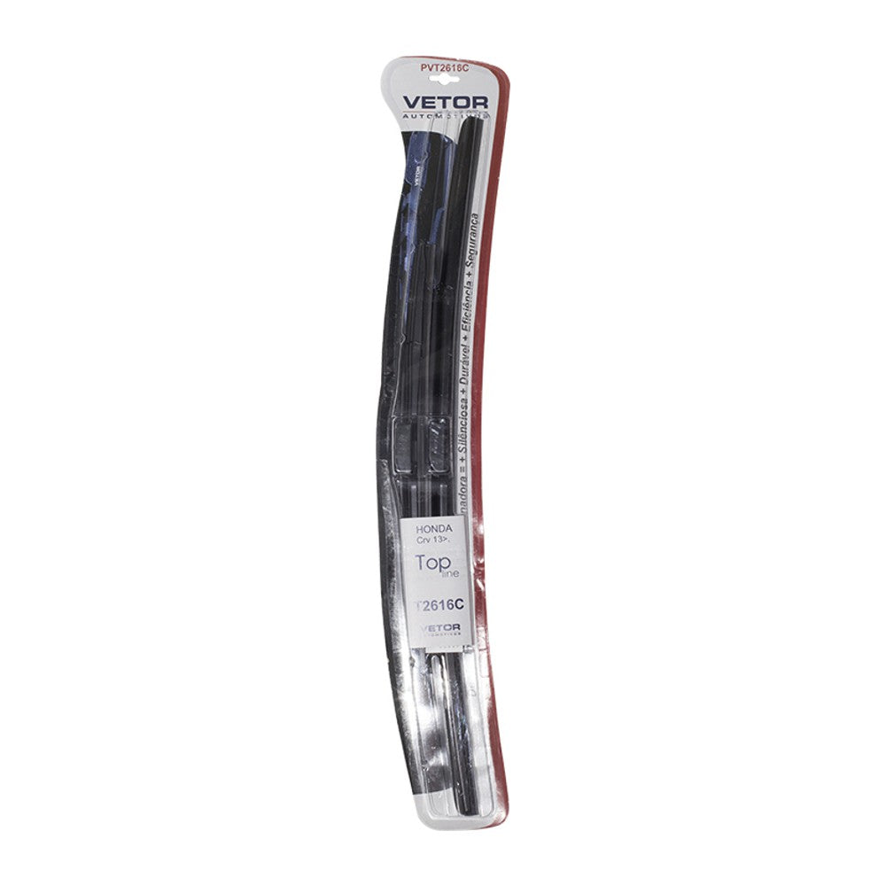 Par Palheta Dianteira Específica Híbrida 26" e 16" para Honda CR-V e Toyota RAV4 - Vetor - Pvt2616C - (2)