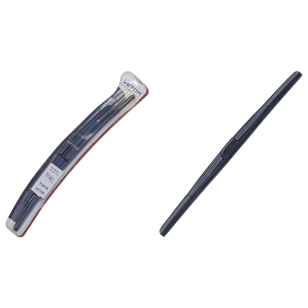 Par Palheta Dianteira Específica Híbrida 26" e 19" para Honda Accord - Vetor - Pvt2619 - (1)