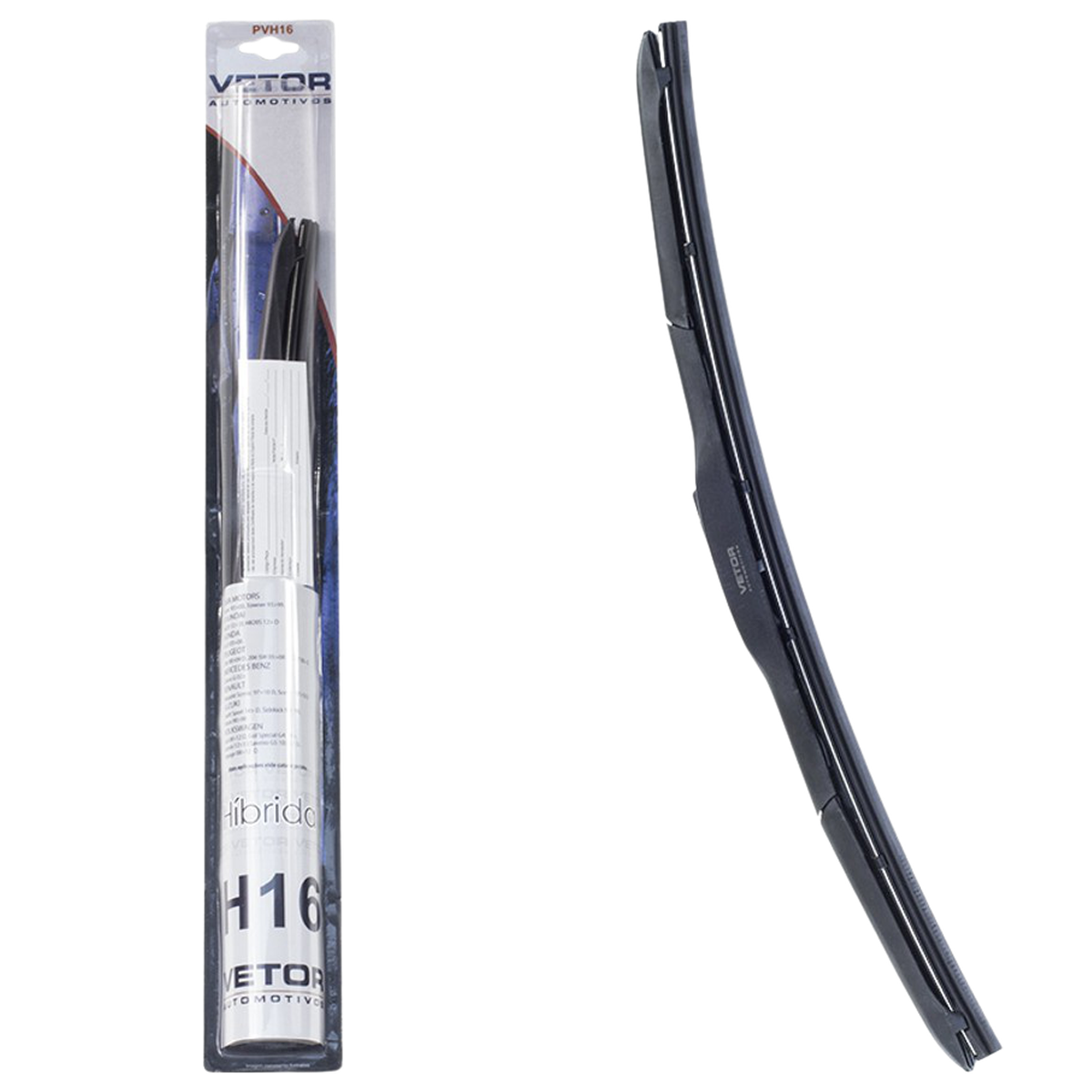 Palheta Dianteira Híbrida 16" - Vetor - Pvh16 - (1)