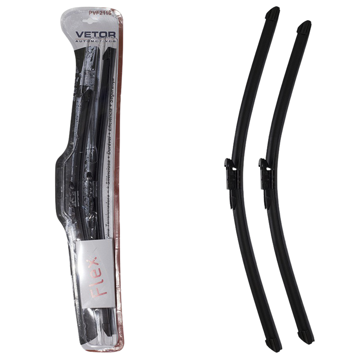 Par Palheta Dianteira Flex para Ford Fiesta - Vetor - Pvf2116 - (1)