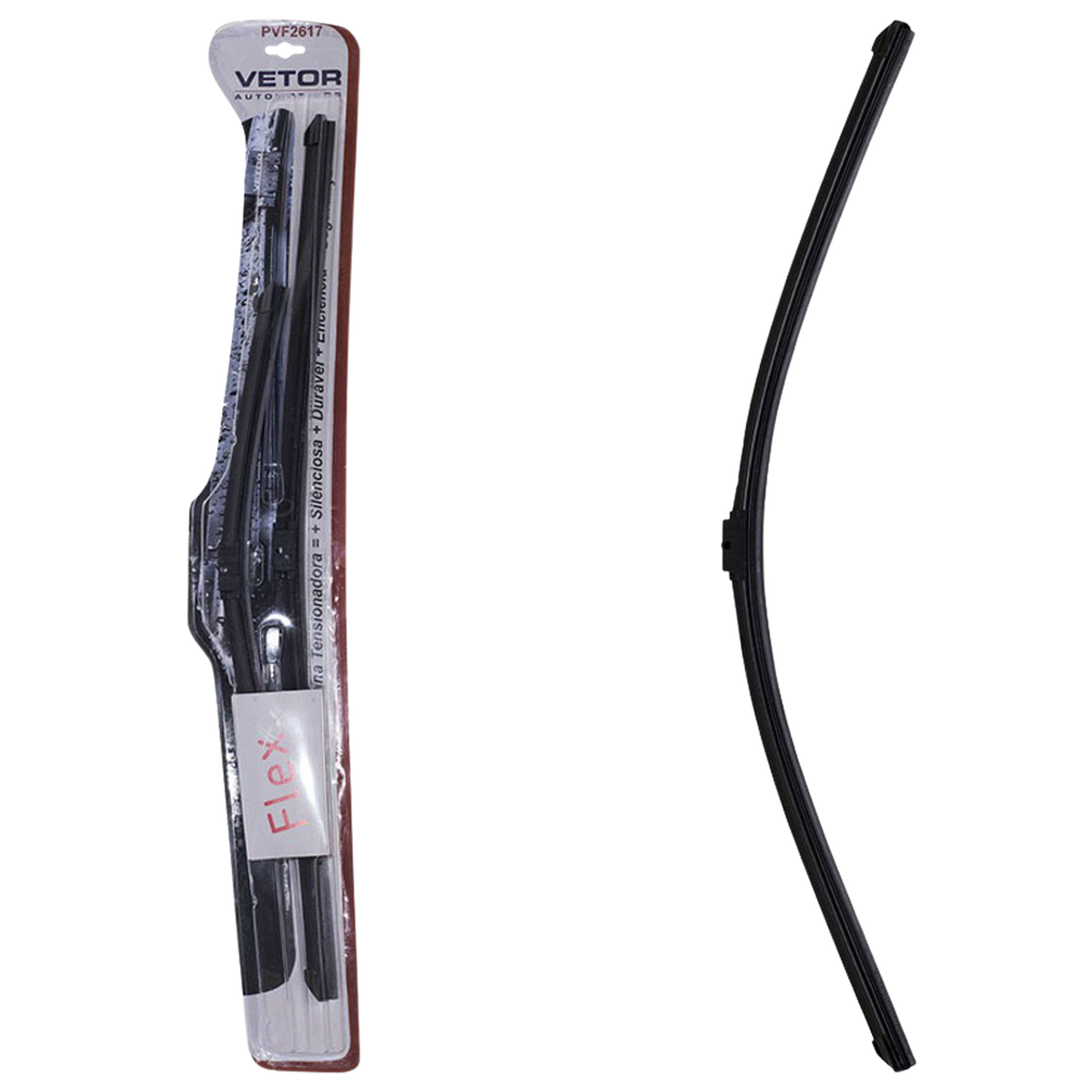 Par Palheta Flex Dianteira para Ford Focus e Focus Sedan - Vetor - Pvf2617 - (1)