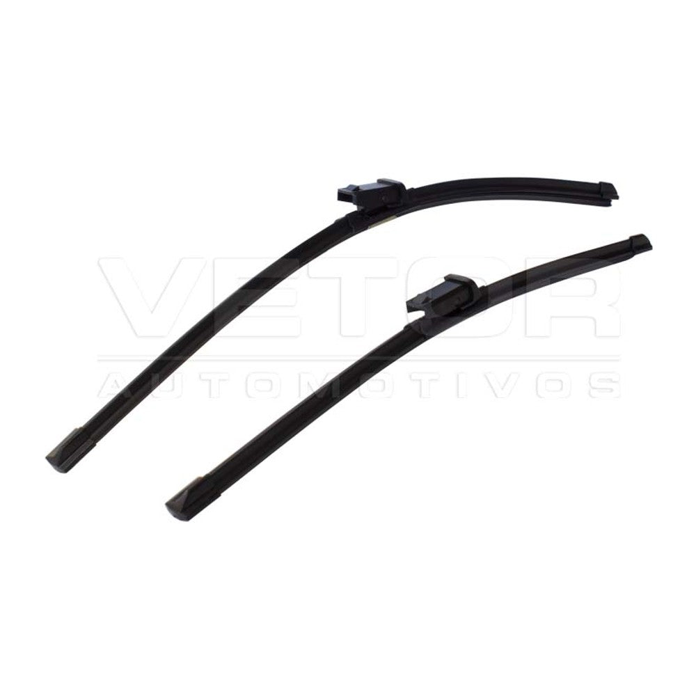 Par Palheta Flex Específica Dianteira 21" e 17" para Chevrolet Montana - Vetor - Pvf2117 - (2)
