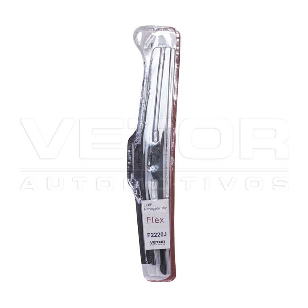 Par Palheta Flex Específica Dianteira 22" e 20" para Jeep Renegade - Vetor - Pvf2220J - (2)