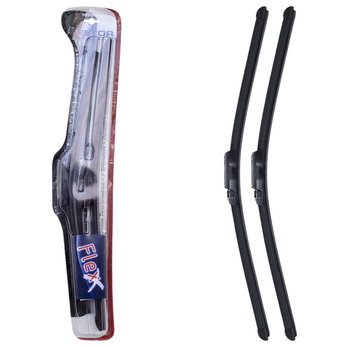 Par Palheta Flex Específica Dianteira 22" e 22" para Audi A6 - Vetor - Pvf2222A - (1)
