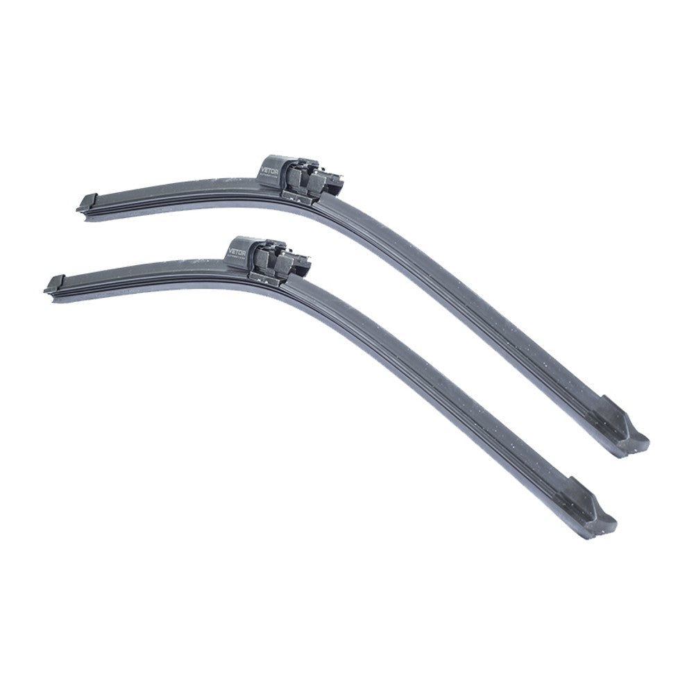 Par Palheta Flex Específica Dianteira 22" e 22" para Mercedes-Benz C 180 e C 200 - Vetor - Pvf2222B - (3)