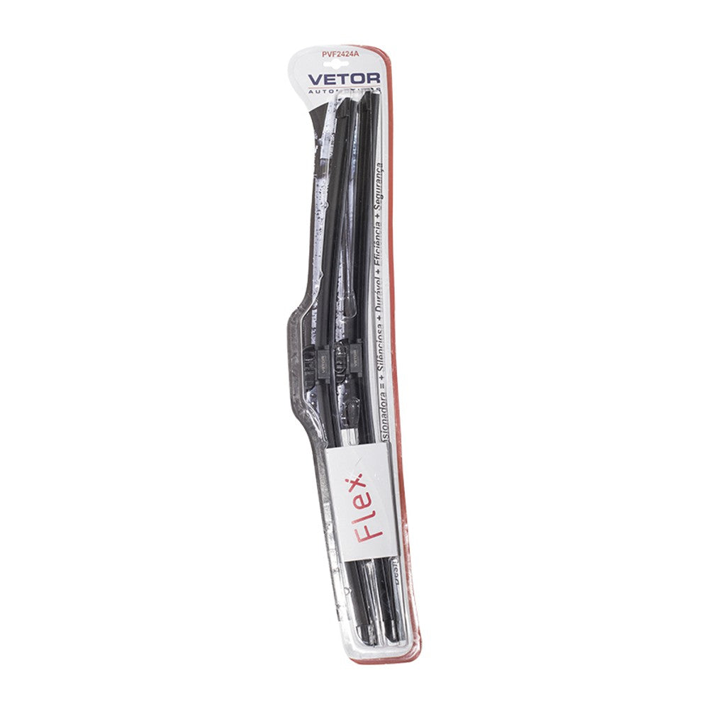Par Palheta Flex Específica Dianteira 24" e 24" para Volkswagen Amarok e Delivery 9-170 - Vetor - Pvf2424A - (2)
