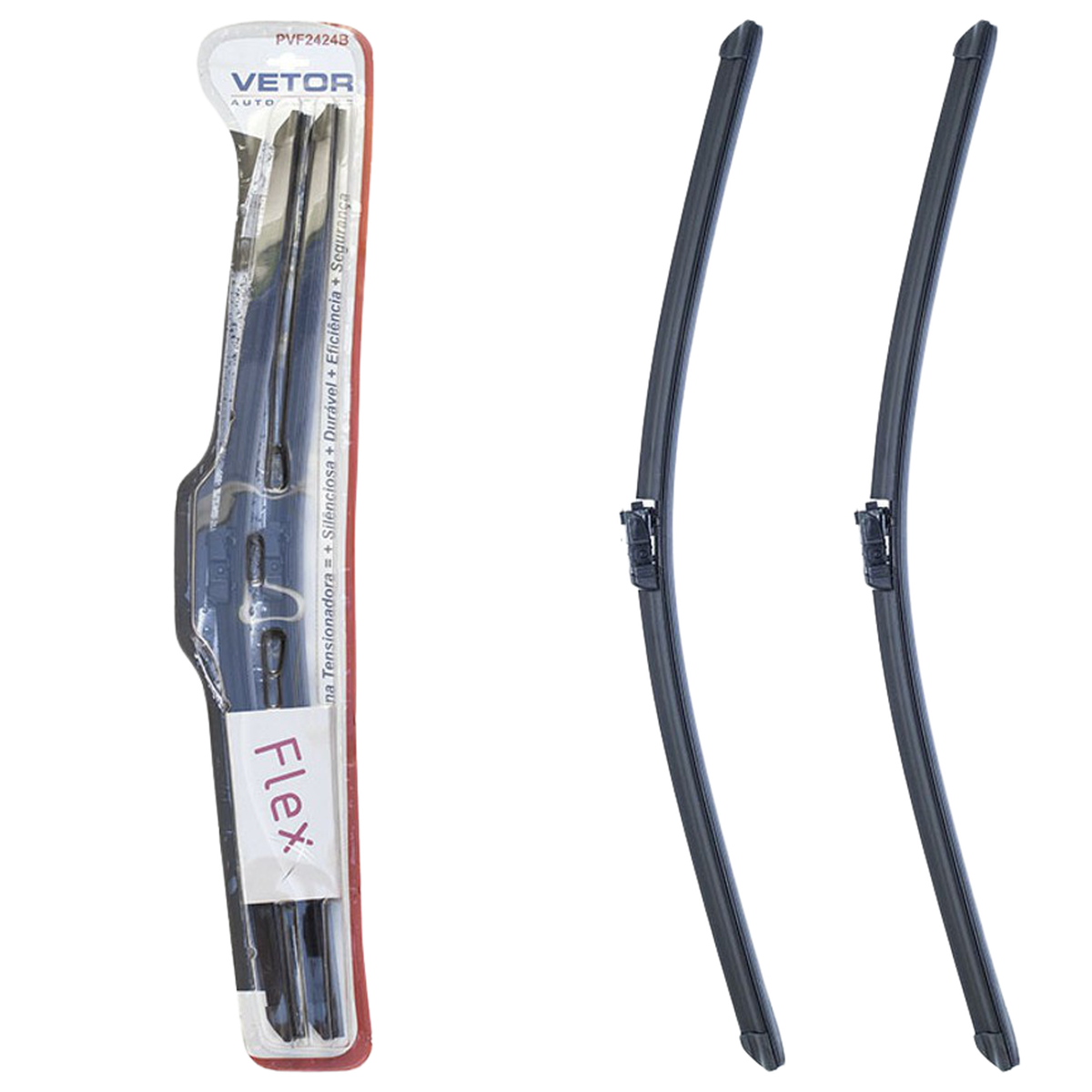Par Palheta Flex Específica Dianteira 24" e 24" - Vetor - Pvf2424B - (1)