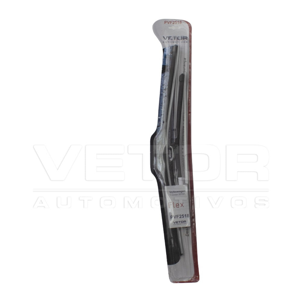 Par Palheta Flex Específica Dianteira 25" e 18" para Volkswagen T-Cross - Vetor - Pvf2518 - (5)