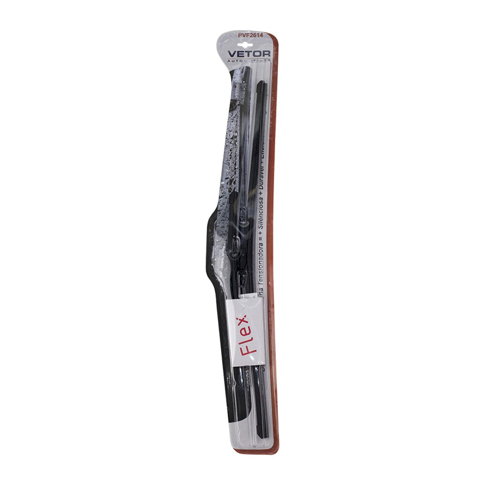 Par Palheta Flex Específica Dianteira 26" e 14" para Chevrolet Tracker e Honda HR-V - Vetor - Pvf2614 - (2)