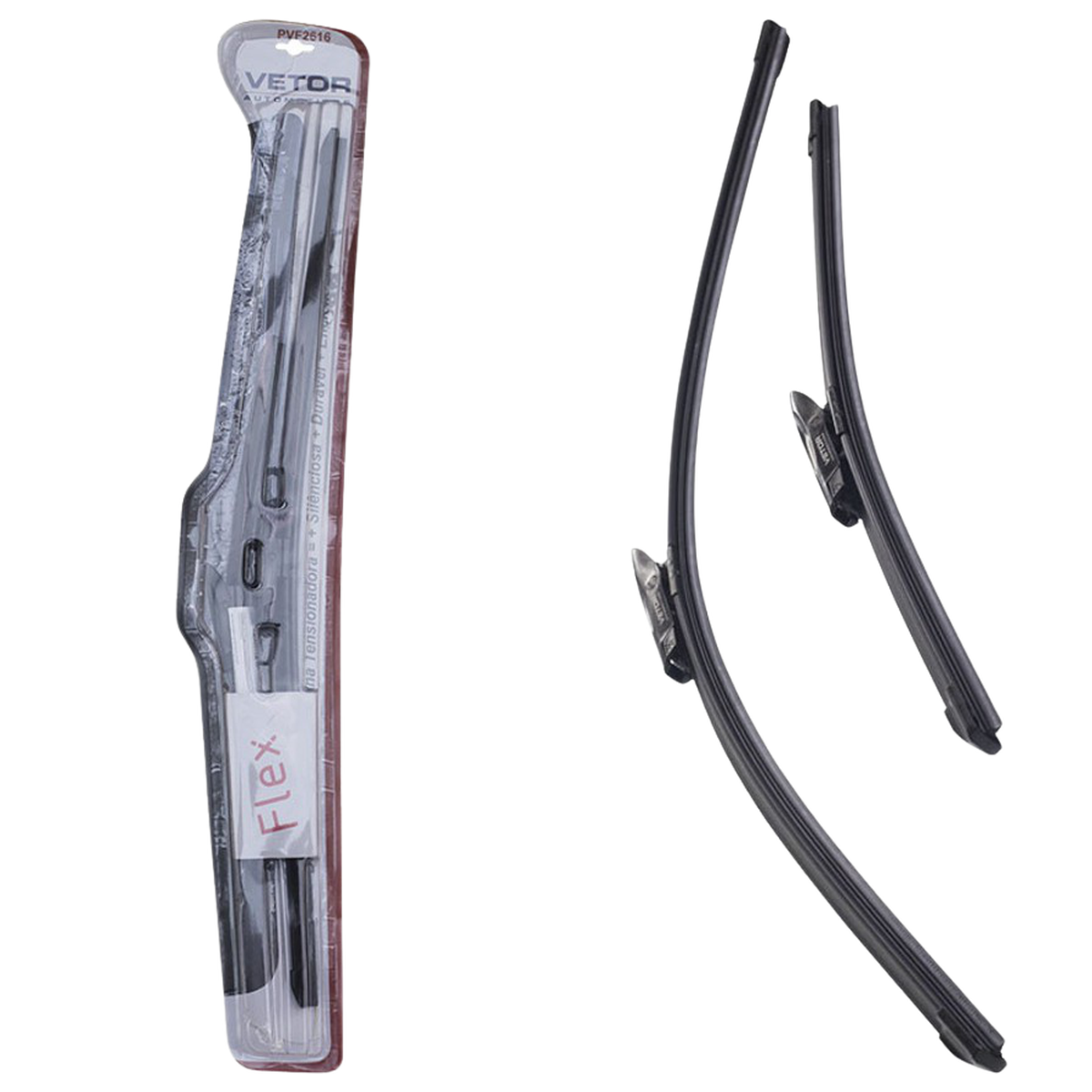 Par Palheta Flex Específica Dianteira 26" e 16" - Vetor - Pvf2616 - (1)