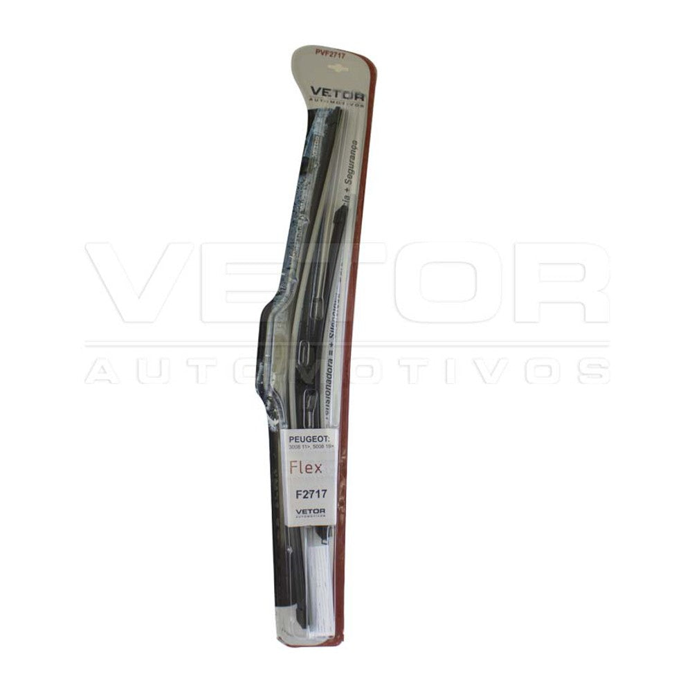 Par Palheta Flex Específica Dianteira 27" e 17" para Peugeot 3008 e 5008 - Vetor - Pvf2717 - (2)