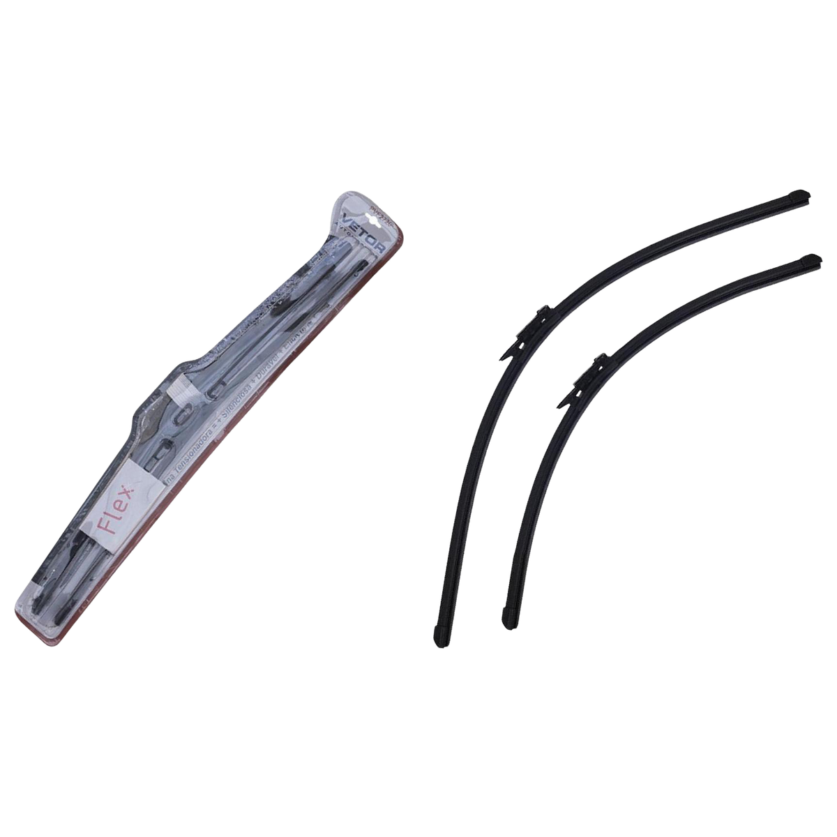 Par Palheta Flex Específica Dianteira 27" e 26" para Ford Fusion - Vetor - Pvf2726 - (1)