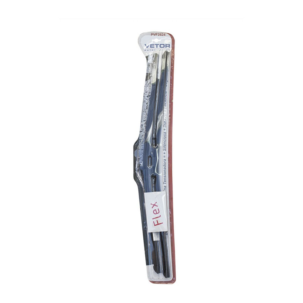 Par Palheta Flex Específica Dianteira 28" e 24" para Citroen C4 Pallas - Vetor - Pvf2824 - (2)