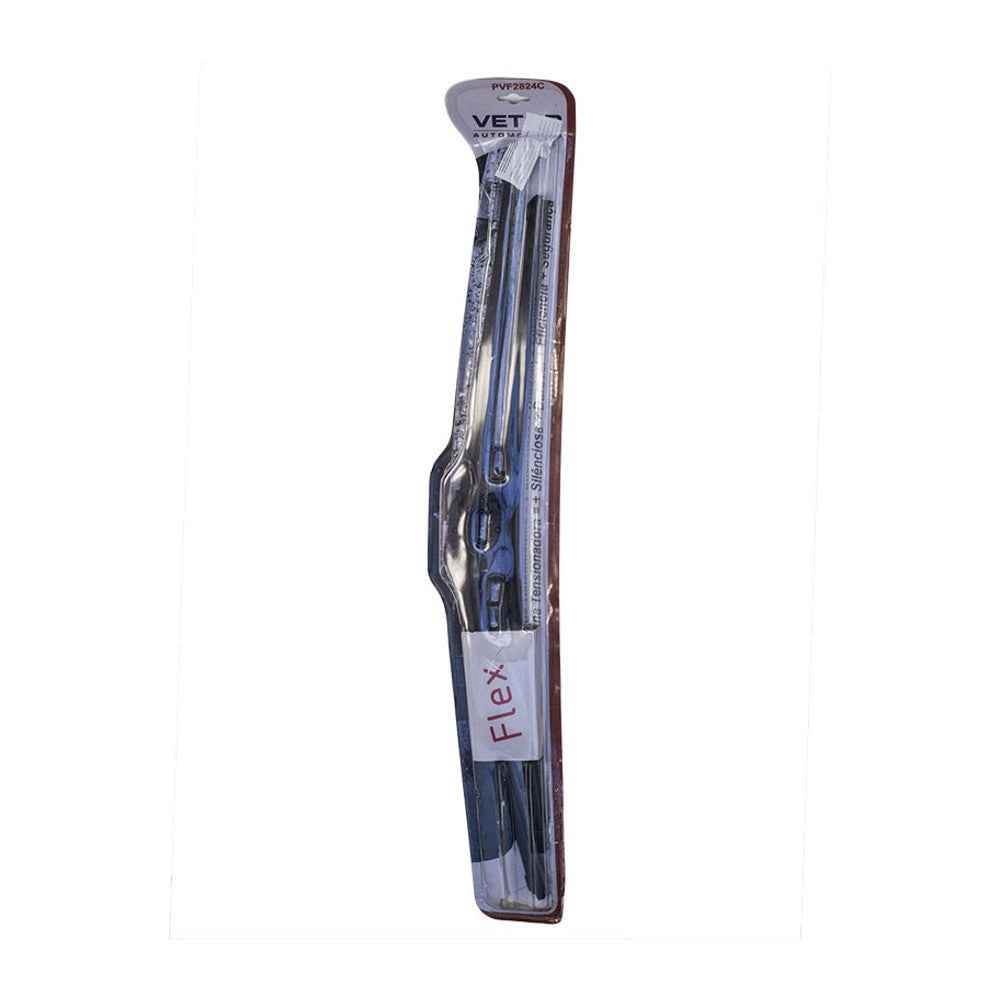 Par Palheta Flex Específica Dianteira 28" e 24" para Citroen C4 VTR - Vetor - Pvf2824C - (5)