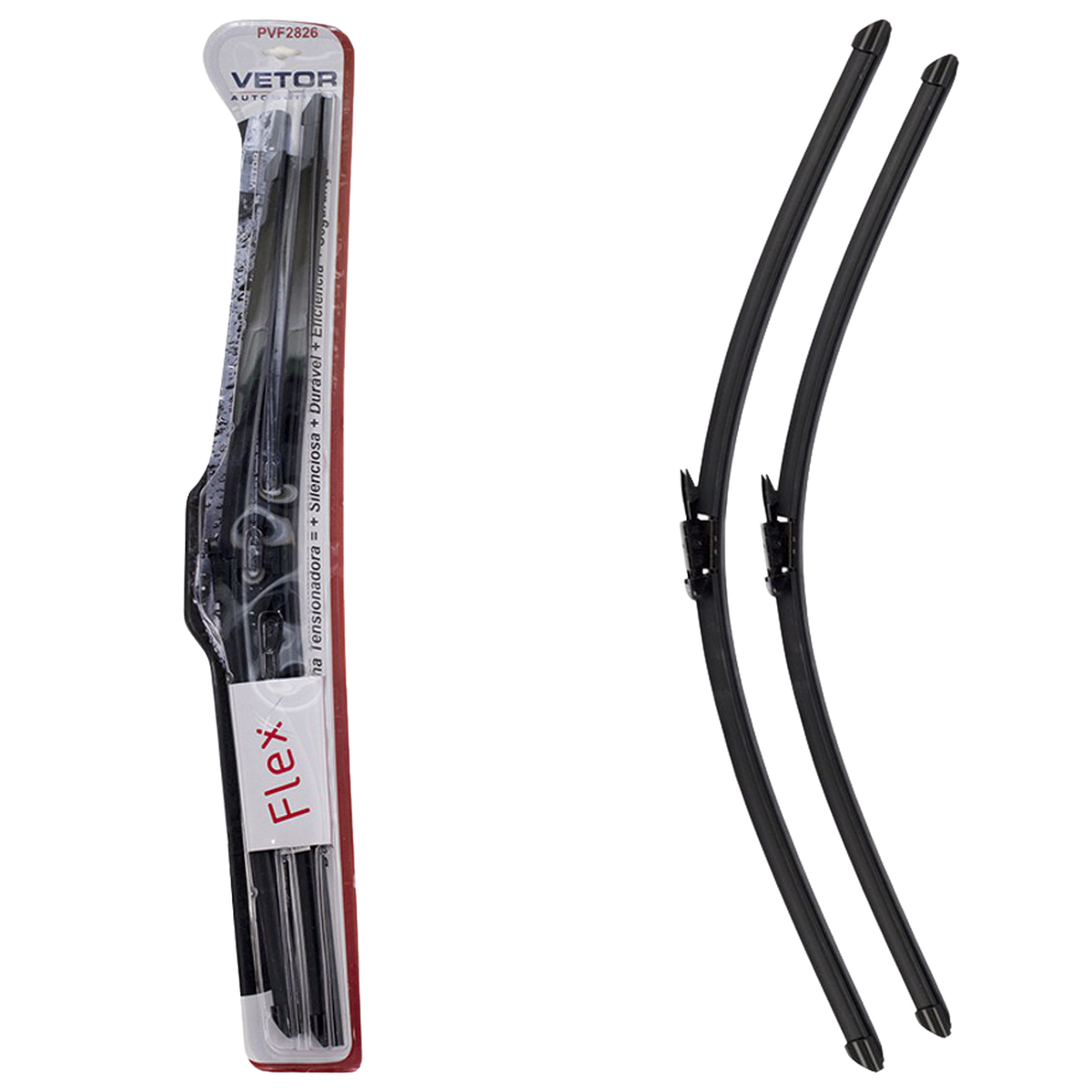 Par Palheta Flex Específica Dianteira 28" e 26" - Vetor - Pvf2826 - (1)
