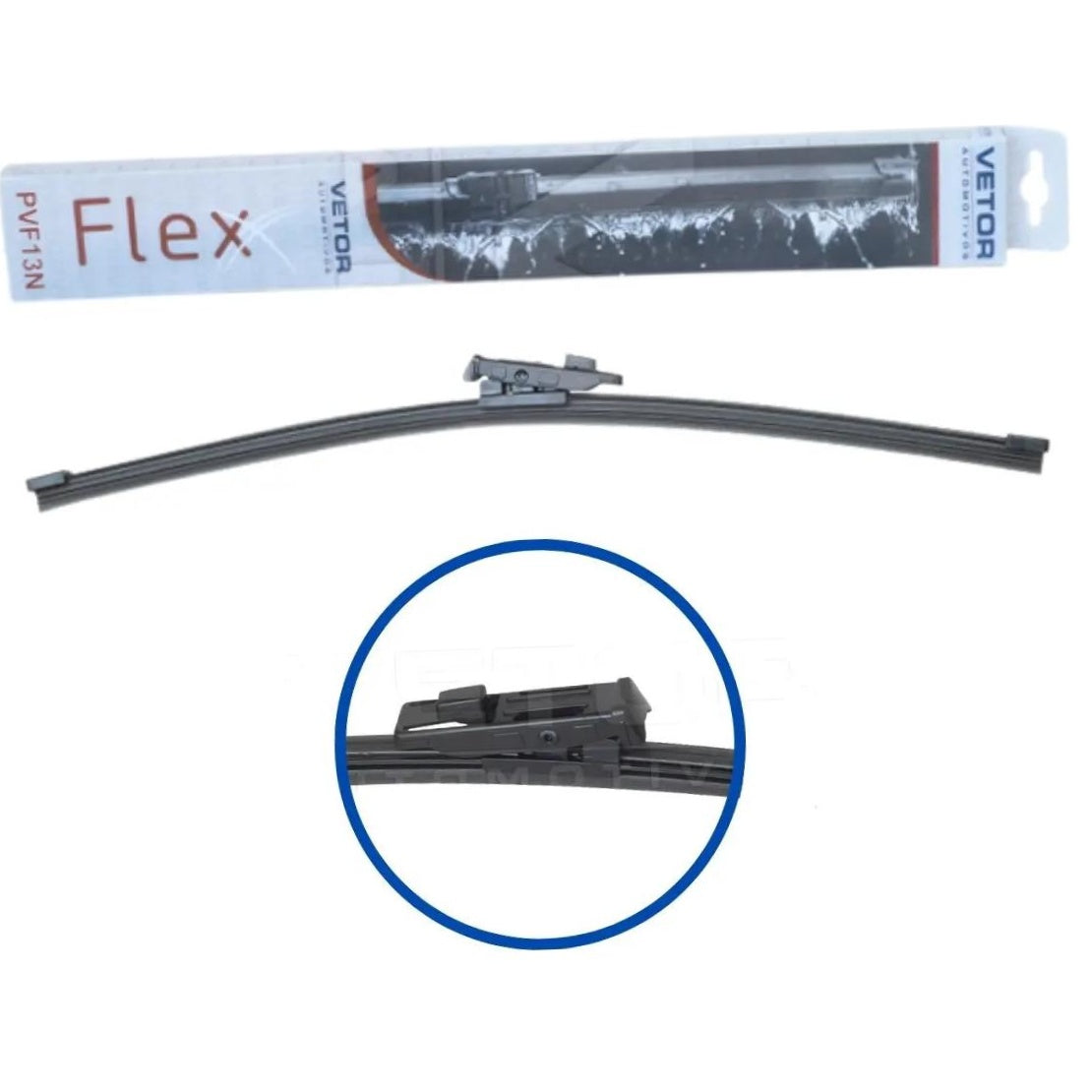 Palheta Flex Traseira 13" para Volkswagen Nivus - Vetor - Pvf13N - (2)