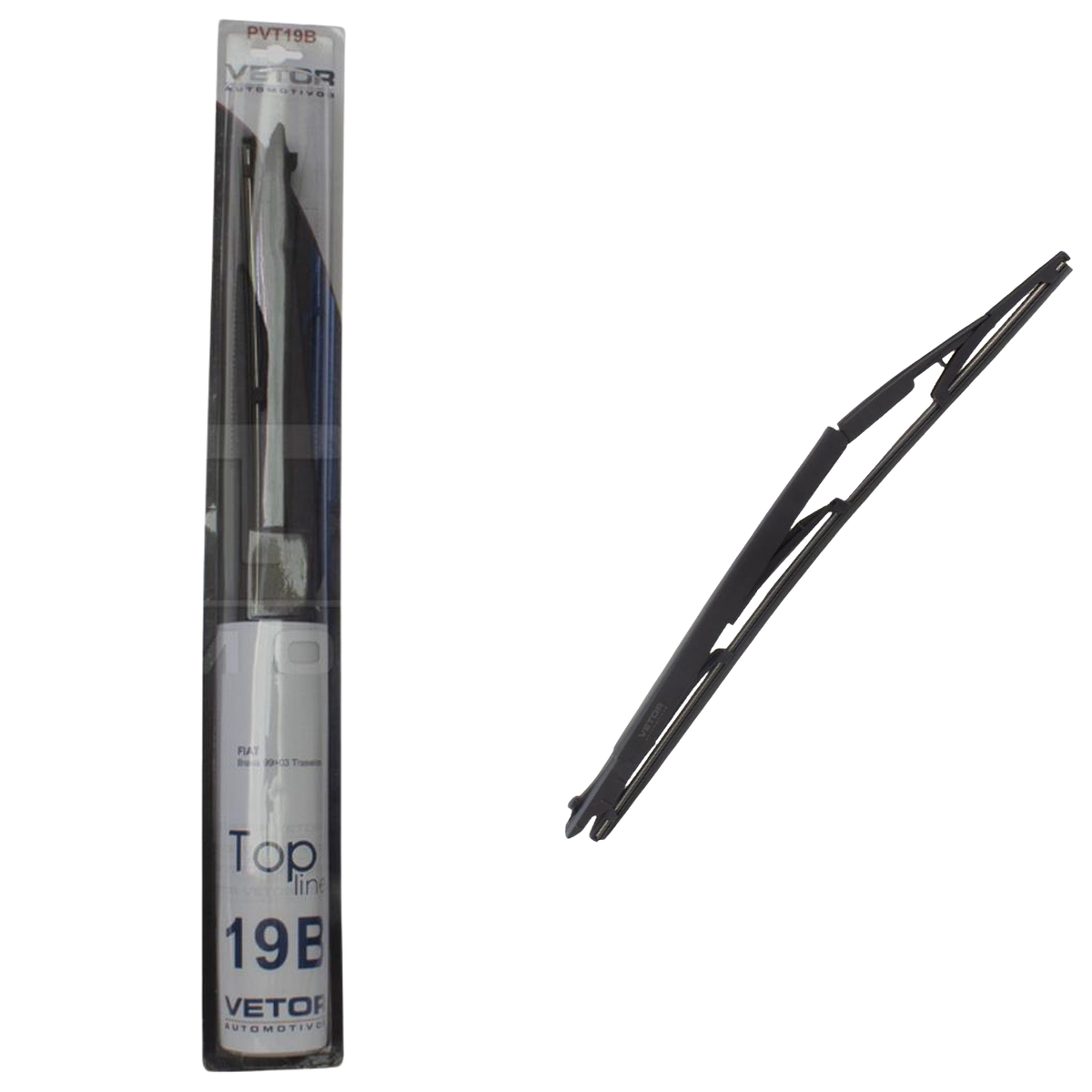 Palheta Top Line Traseira 19" para Fiat Brava - Vetor - Pvt19B - (1)