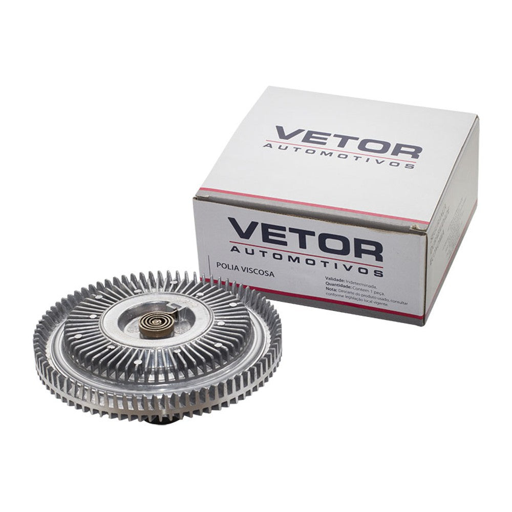 Polia da Embreagem Viscosa Eletroventilador - Vetor - Vpv006 - (1)