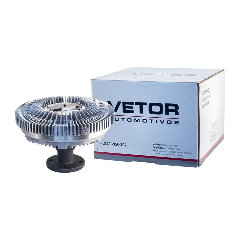 Polia da Embreagem Viscosa Eletroventilador - Vetor - Vpv037 - (1)