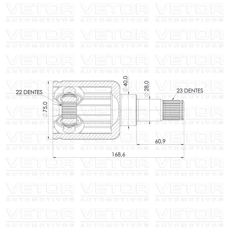 Tulipa Dianteira Esquerda Câmbio Manual - Vetor - Vt5519 - (5)