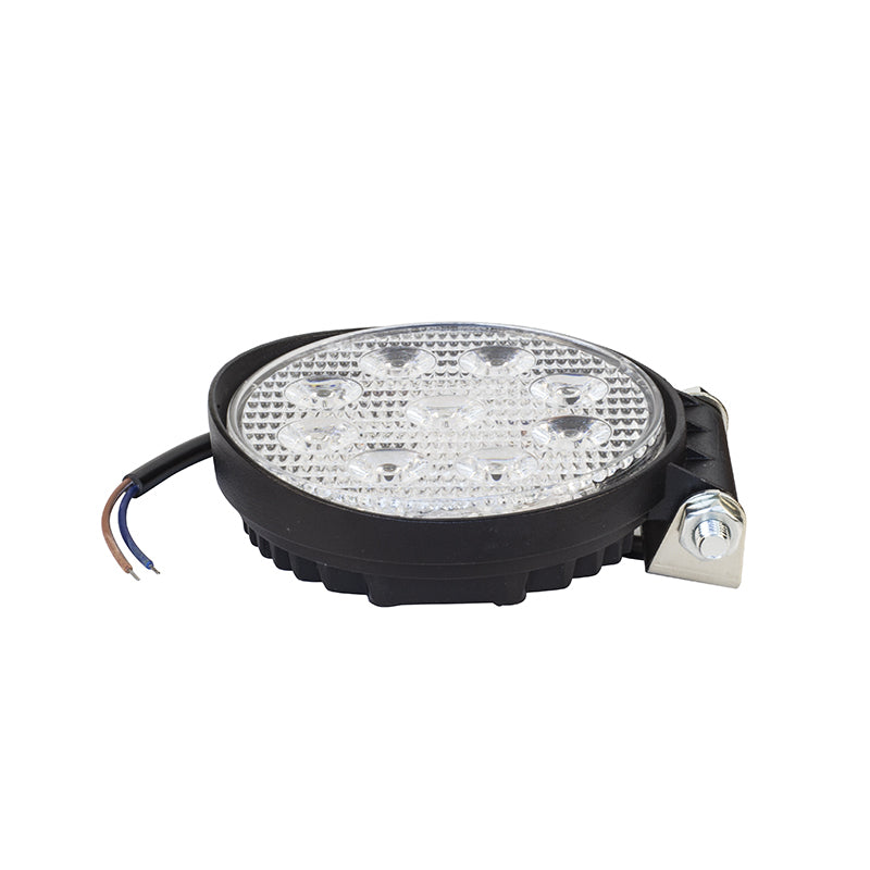 Kit Farol Auxiliar Redondo 9 LEDs 12V/24V 29W - Teslla - Tk1001M - (5)