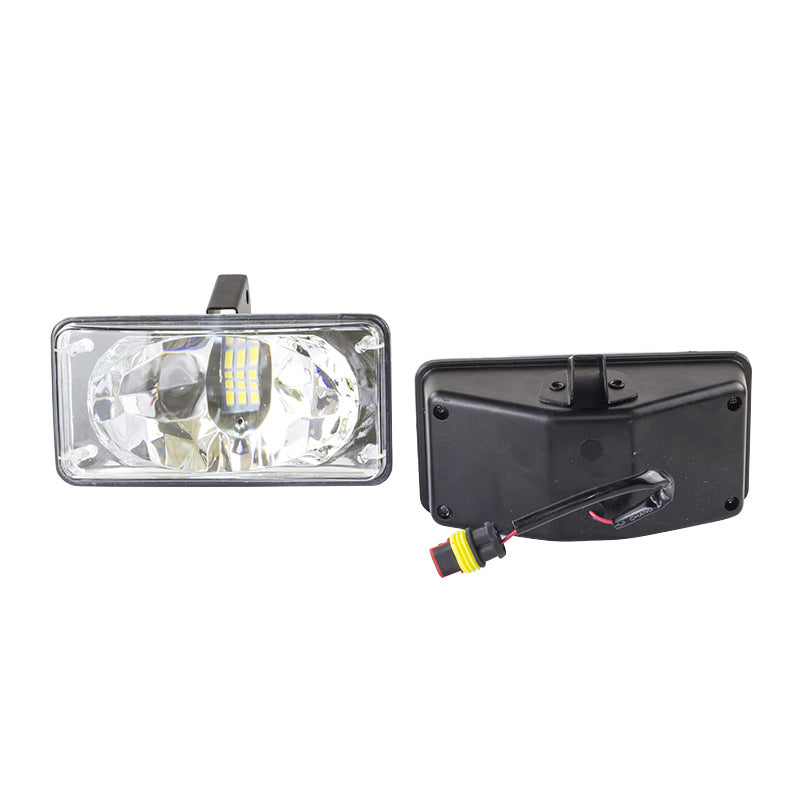 Kit Farol Auxiliar Retangular 15 LEDs 12V/24V - Teslla - Tk1001K - (4)