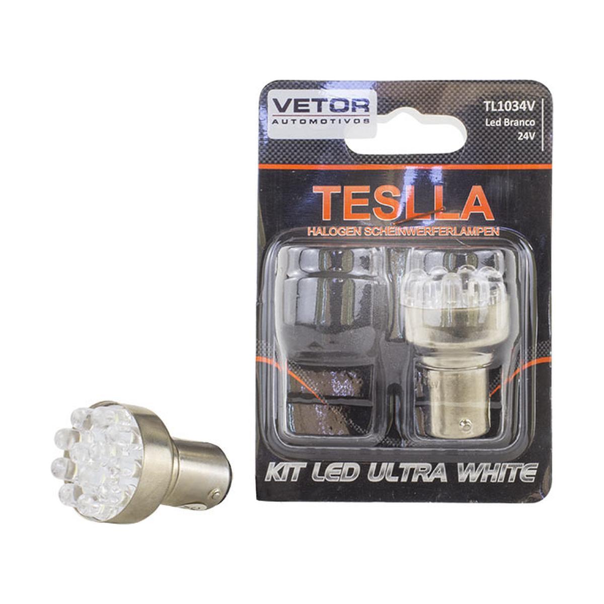 Par Lâmpada LED Ultra Branca Bay15D - Teslla - Tl1034V - (1)
