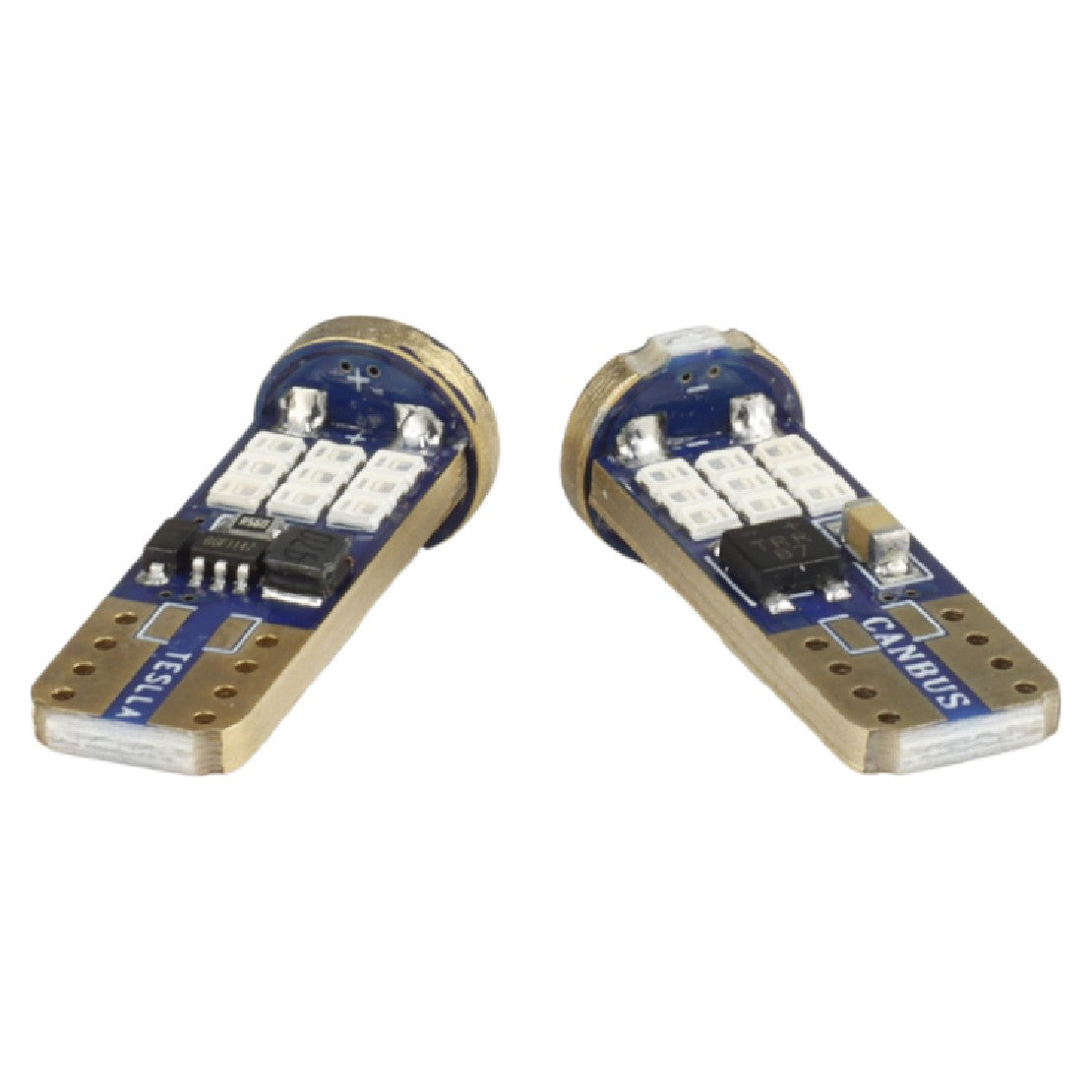 Par Lâmpada Super LED Ultra Azul 12V - Teslla - Tl2821Asmd - (8)