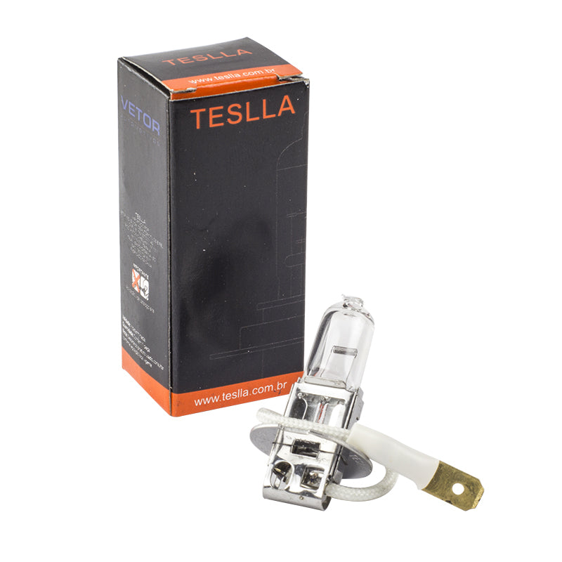 Lâmpada Halógena Amarela H3 12V 55W - Teslla - Th3 - (1)