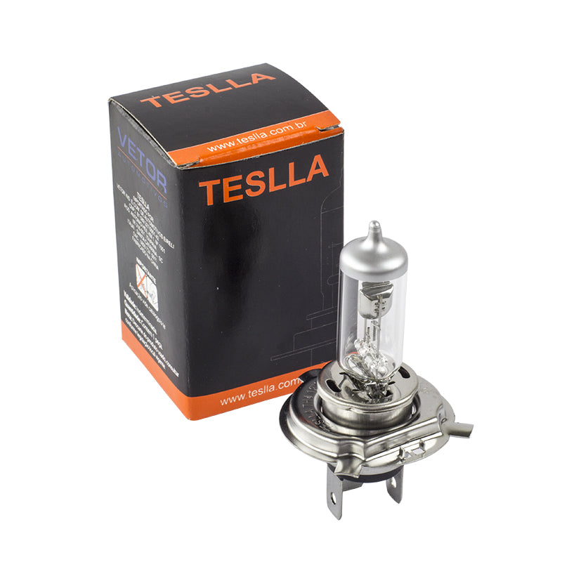 Lâmpada Halógena Amarela H4 35W - Teslla - Th43535 - (1)